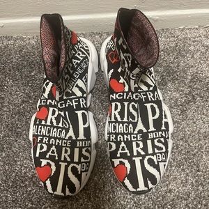 Balenciaga Paris Bonjour Speed Sneakers